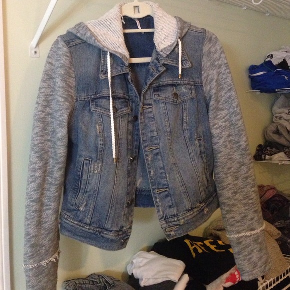 Free People Jean/Sweater Jacket