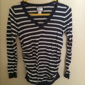Motherhood maternity striped sweater
