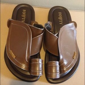 Forty leather men's sandal