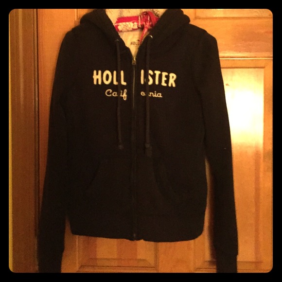 Hollister dark blue hoodie.