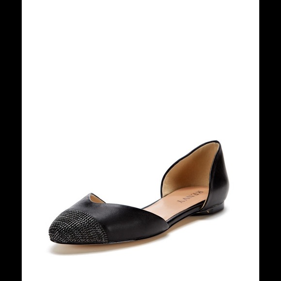 Renvy black d'Orsay flat size 6.5
