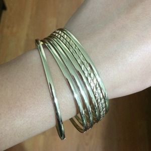 Gold bangles