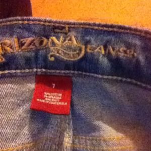 Patched jeans never worn