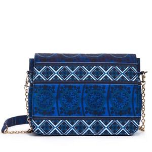 Blue Patterned JustFab Purse! NWOT