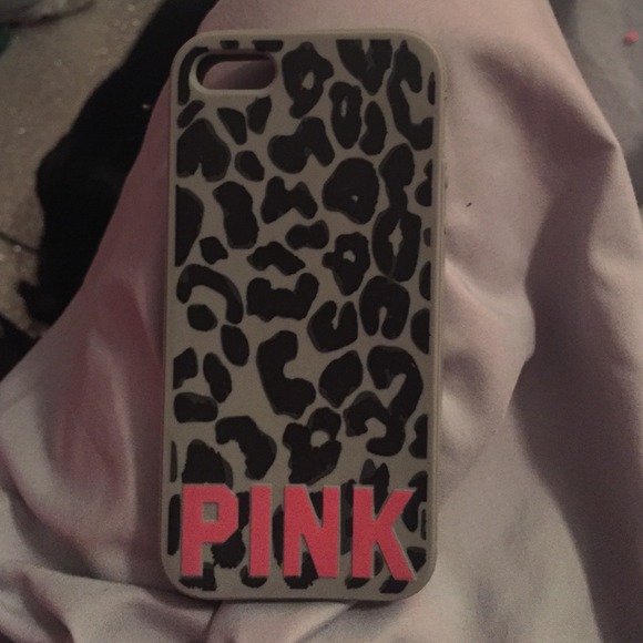 Victoria's Secret pink leopard iPhone 5/5s case