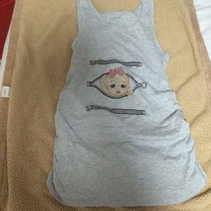 Maternity peak a boo baby girl