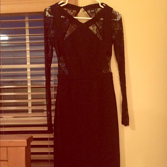 Asos night out black dress