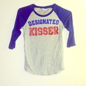 Victoria Secret PINK Cubs 3/4 Sleeve T XS Top