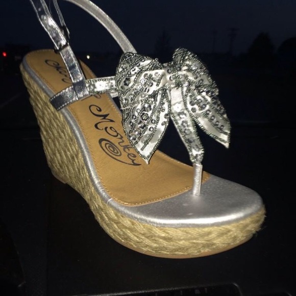 Naughty monkey sandal wedges