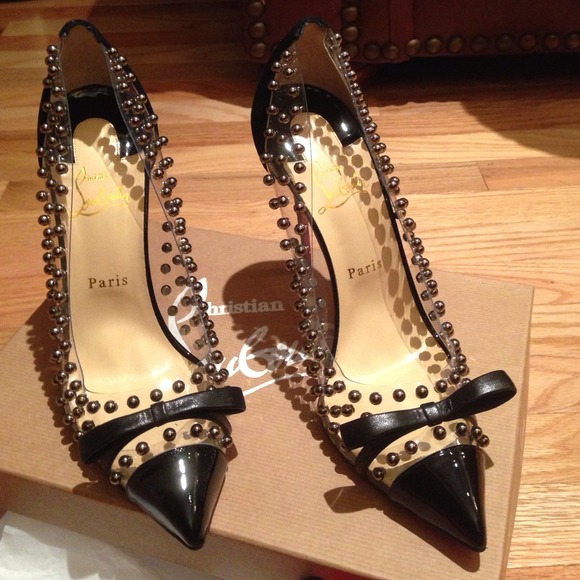 AUTHENTIC CHRISTIAN LOUBOUTIN BILLE ET BOYLE BLK - Picture 2 of 4