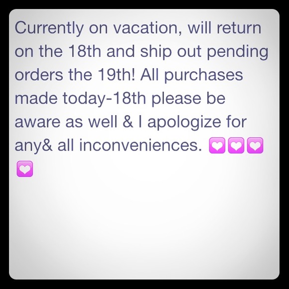 Vacay until December 18th