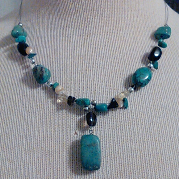Sterling Silver Turquoise Necklace