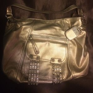 Jessica Simpson Gold Purse