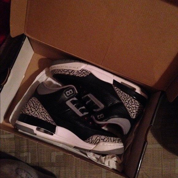 Black Cement 3s.