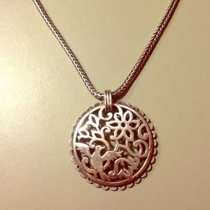 Brighton Silver Dove Necklace