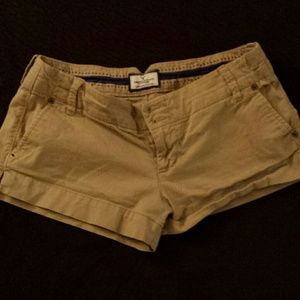 American Eagle Tan Shorts (size 4)