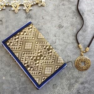 Bags - Blue and Gold Tri-Fold Wallet Bags - Blue and Gold Tri-Fold Wallet