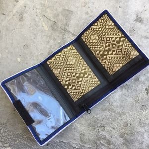 Bags - Blue and Gold Tri-Fold Wallet Bags - Blue and Gold Tri-Fold Wallet