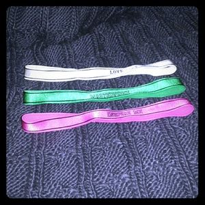 3victoria secret pink head bands