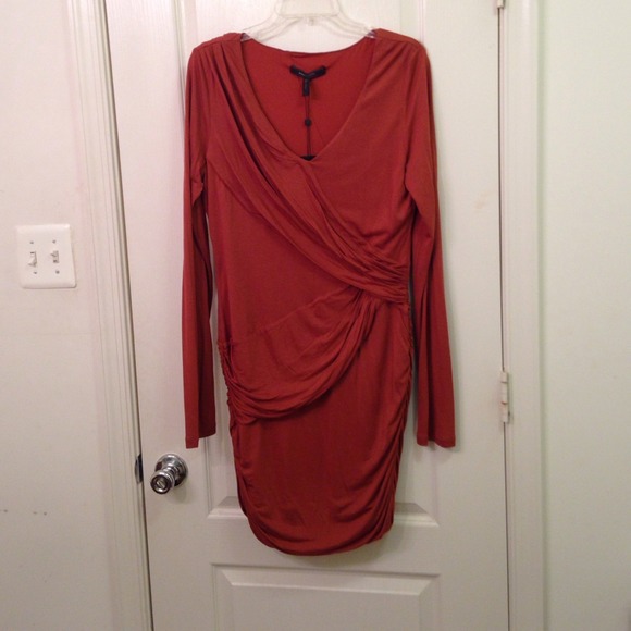 Fitted long sleeve dress