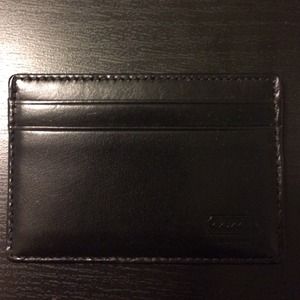 Coach SLIM CARD CASE IN WATER BUFFALO