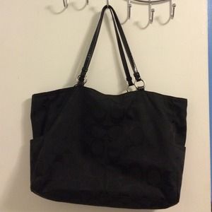 Authentic Coach Gabby LG Signature Tote Diaper Bag