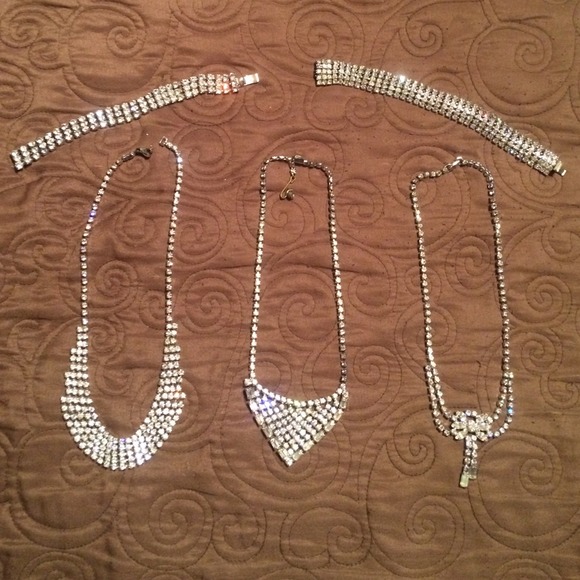 Antique Rhinestone Jewelry