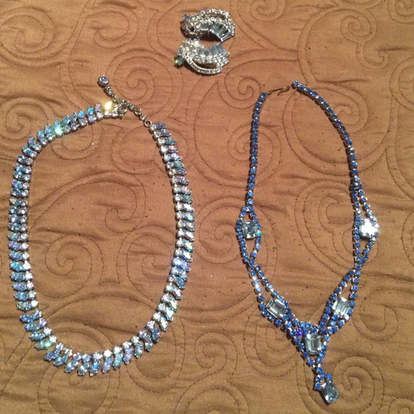 Antique Rhinestone Jewelry - Picture 2 of 4