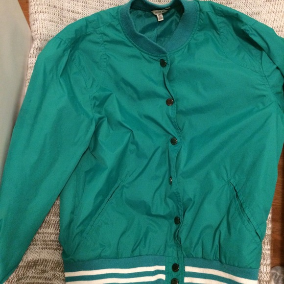 Emerald green track jacket
