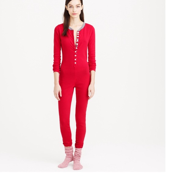 J.Crew Red & White stripe Women's Onesie - Picture 2 of 2