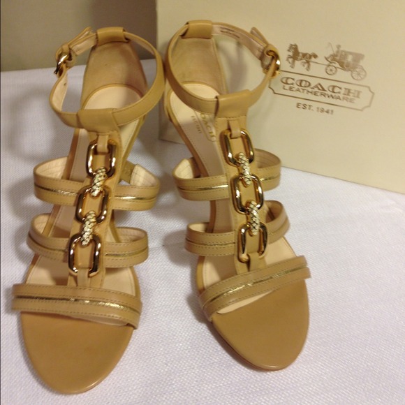 Coach Blake Soft Leather Sandal