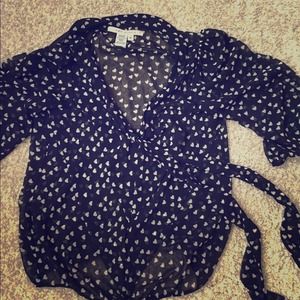 Beautiful heart print top