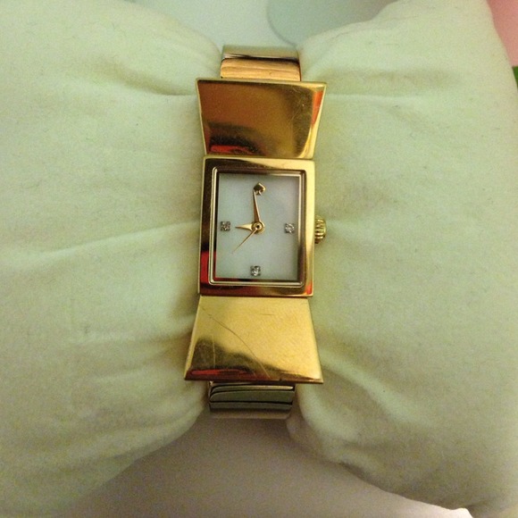 Kate spade gold bow watch