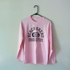 Pink cotton longsleeves