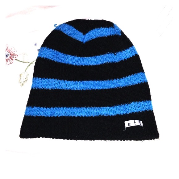 ❌SOLD ON MERCARI❌Neff blue and black beanie