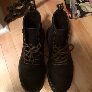 Navy doc martens!!