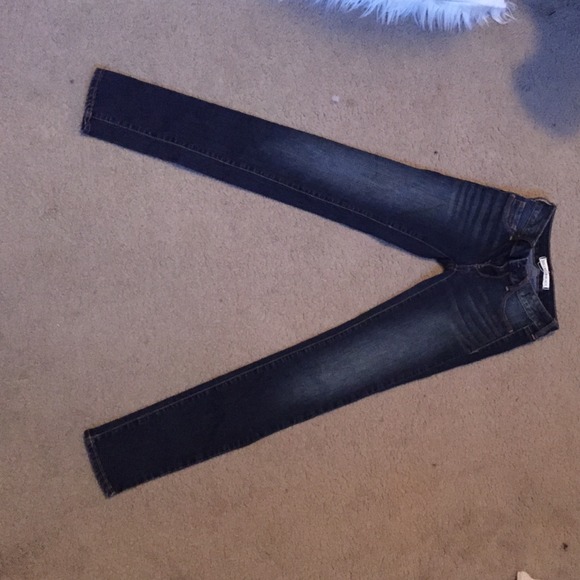 Dark blue jeans
