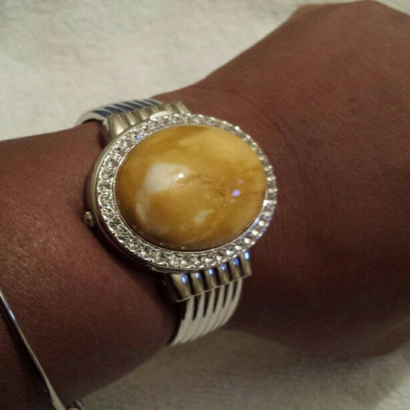 Amber Bangle Watch (locket style)