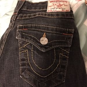 True religion black jeans