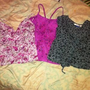 BUNDLE: 3 silky tops!