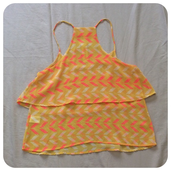 🆕 PAINTED THREADS sheer dress tank - Picture 2 of 4