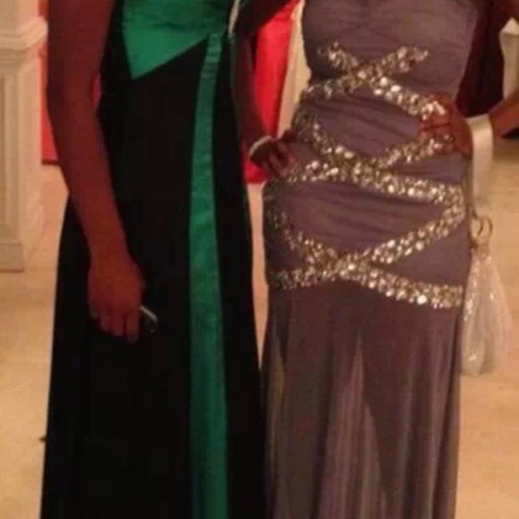 B Darlin Junior Dress, Strapless Sheer-Skirt Gown - Picture 4 of 4