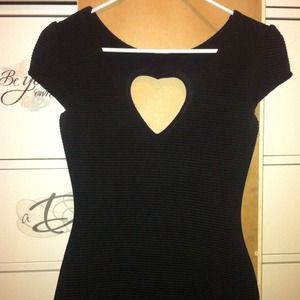 Black short tight dress