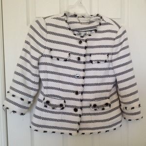 White House Black Market twill jacket