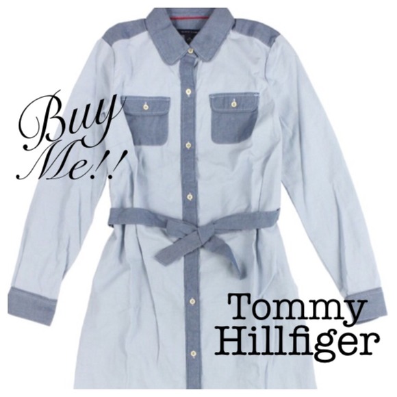SALE Tommy Hilfiger Chambray Dress