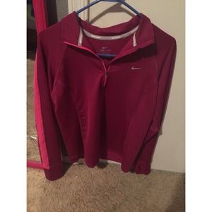 pink nike pullover