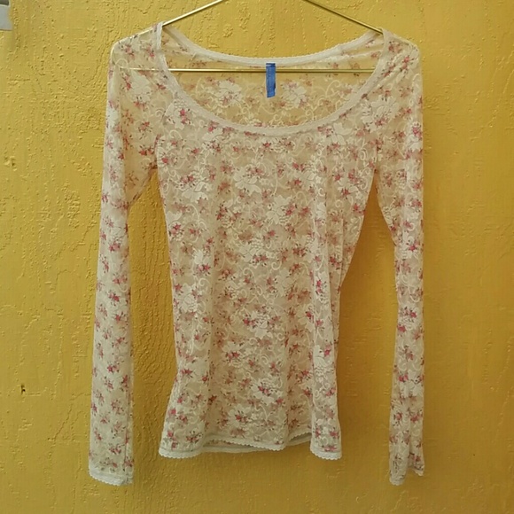 🌈New! Free People: Lace Flower Scoop Neck - Picture 3 of 4