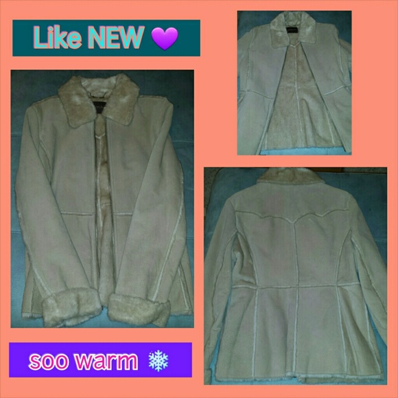 NWOT! GUESS LEATHER COAT - Picture 2 of 4