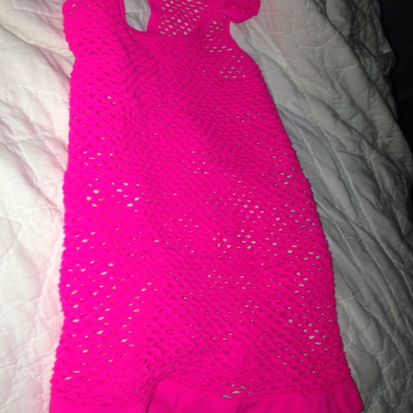 Pink holed top from just between friends