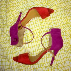 For Sale. Zara Colorblock Sandals. 😍🙌🙌😍 Sz 41